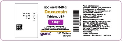 84677-046-01ol- Doxazosin Tablet 4mg 100ct.jpg (84677 046 01ol  Doxazosin Tablet 4mg 100ct)